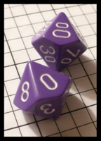 Dice : Dice - 10D - Purple Decader Set Chessex - FA collection buy Dec 2010